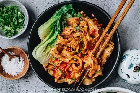   Biangbiang Mian – En Spicy Vägskrydda Förenlig Med Den Mjuka Texturen Av Handgjorda Nudlar?